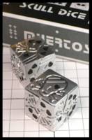 Dice : Dice - Metal Dice - Skull Dice Marketofheroes Metal - JA Collection Mar 2024